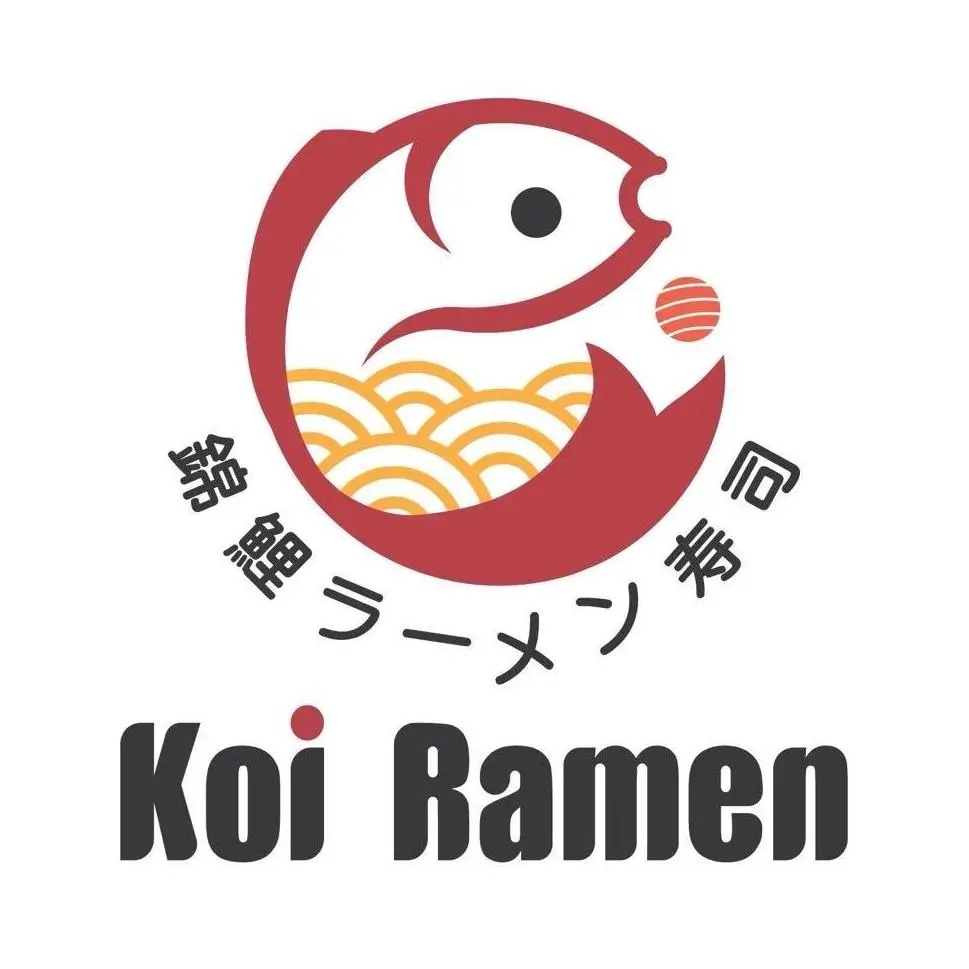 This is the Koi Ramen & Sushi restaurant logo at Koi Ramen&Sushi, a Japanese restaurant in Hutchinson